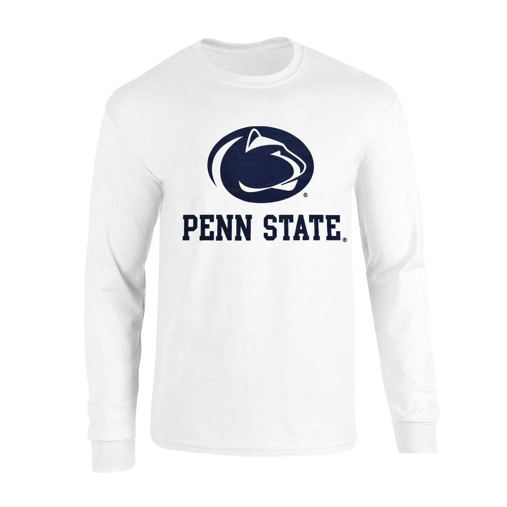 Penn State Logo Block Adult Long Sleeve T-shirt