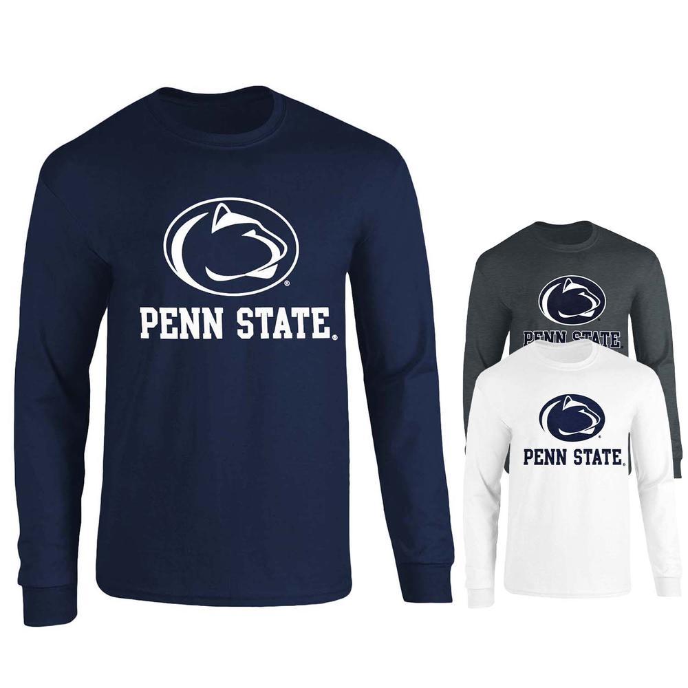 Penn State Logo Block Adult Long Sleeve T-shirt