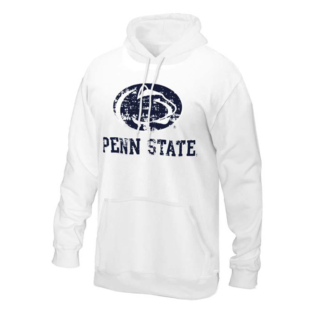 Penn State Distressed Logo Block Hooded Sweatshirt
