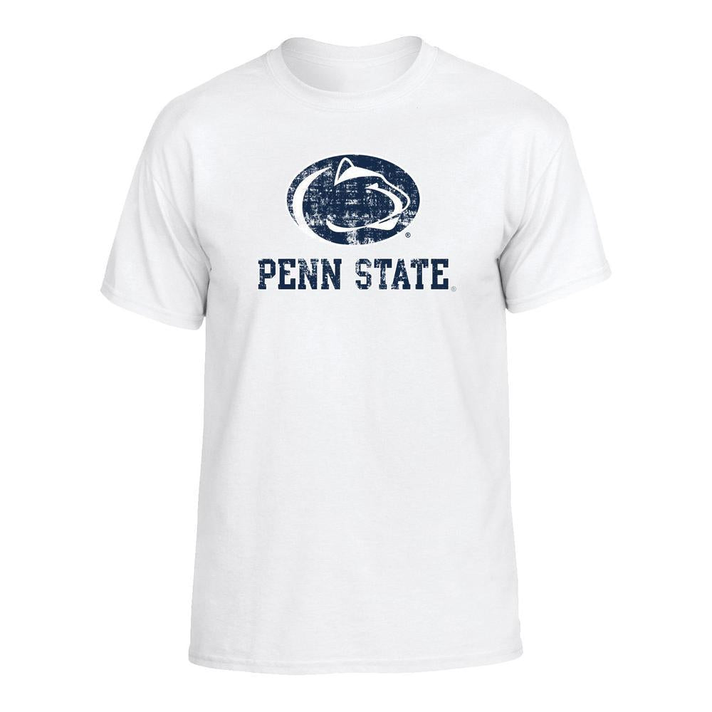 Penn State Distressed Logo Block T-shirt