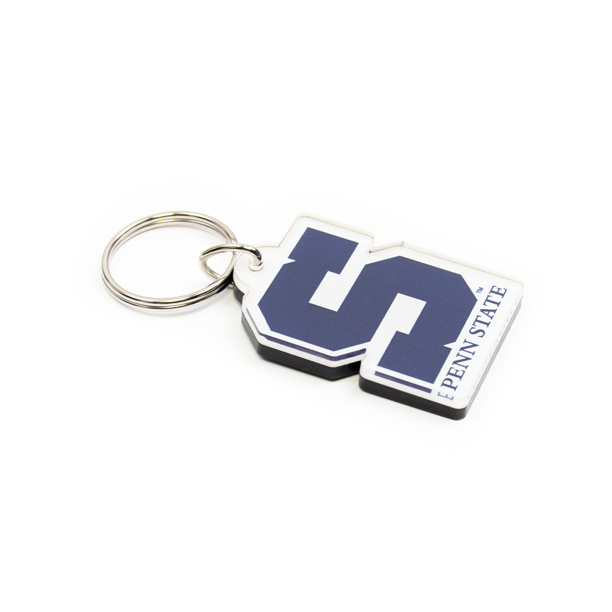 Penn State Acrylic Block "S" Keychain
