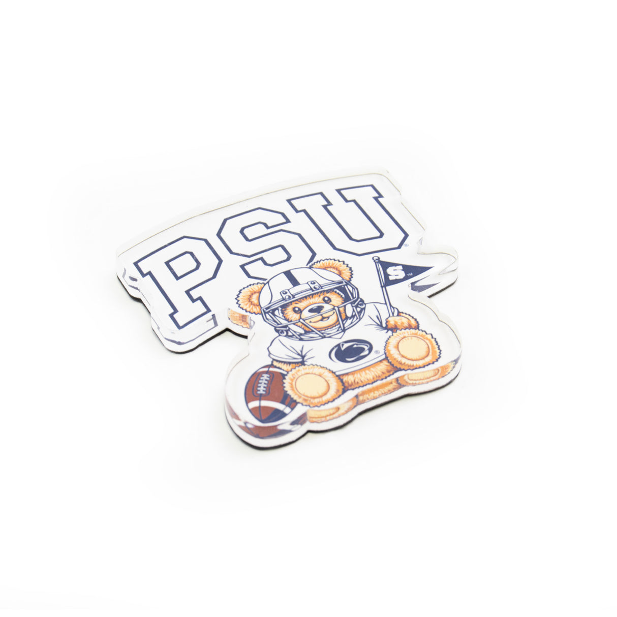 Penn State Acrylic Bear Magnet