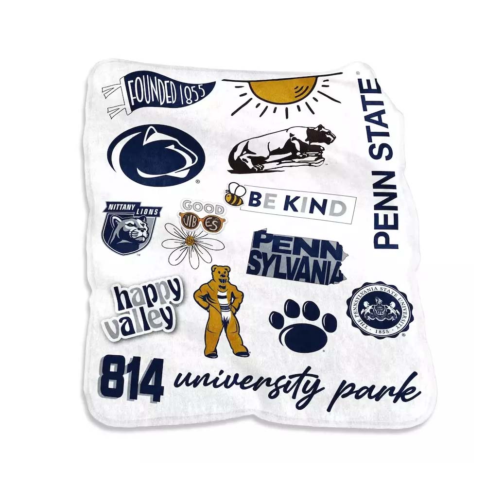 Penn State Raschel Native Blanket