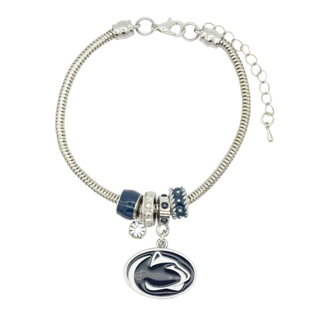 Penn State Euro Bead Bracelet