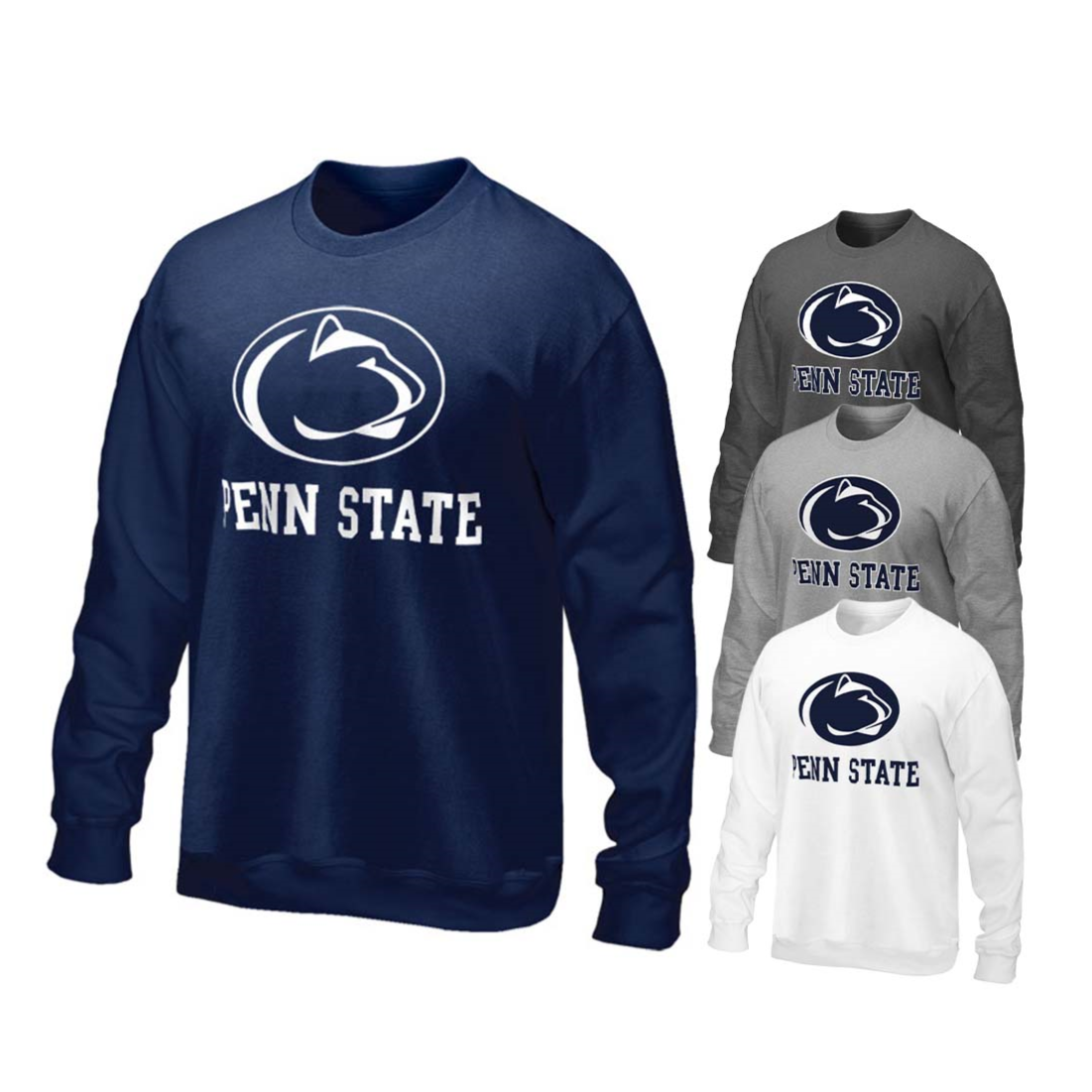 Penn State Logo Block Crew Sweatshirt