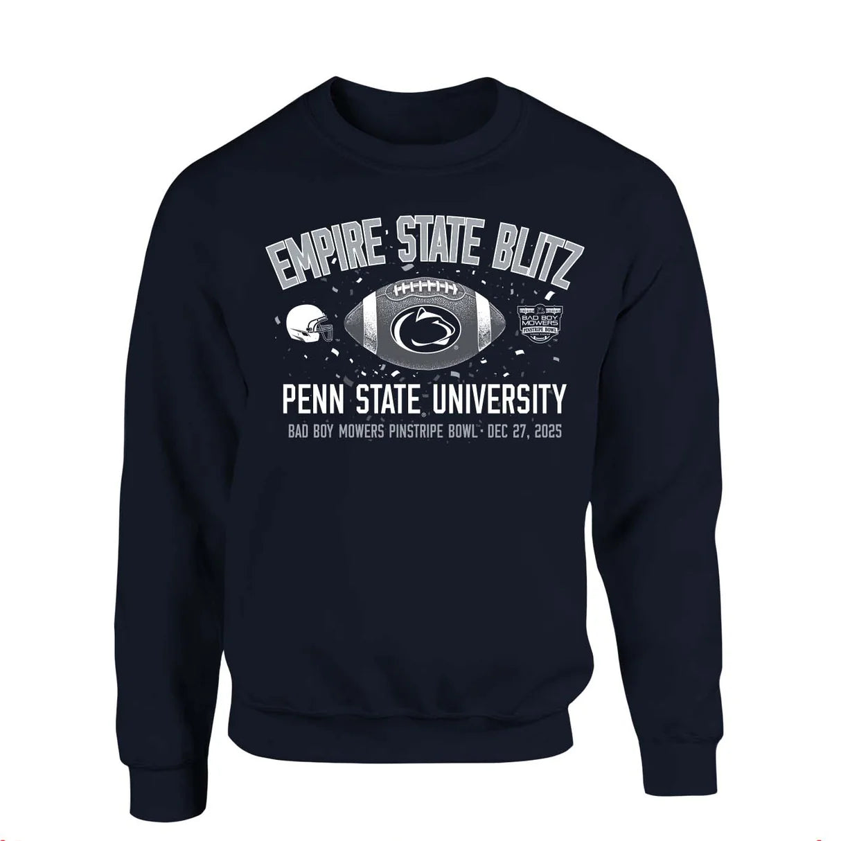 Penn State 2025 Pinstripe Bowl Crew Sweatshirt