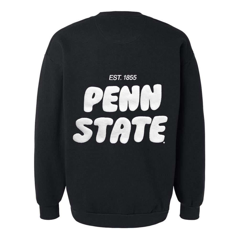 Penn State Reflex Puff Print Crew