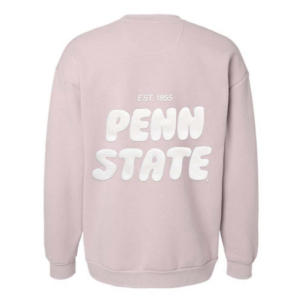 Penn State Reflex Puff Print Crew