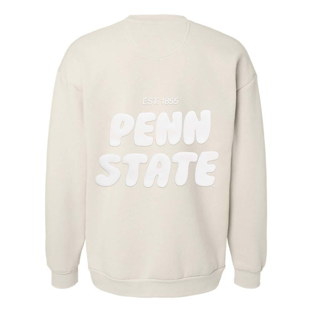 Penn State Reflex Puff Print Crew
