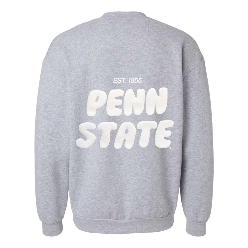 Penn State Reflex Puff Print Crew