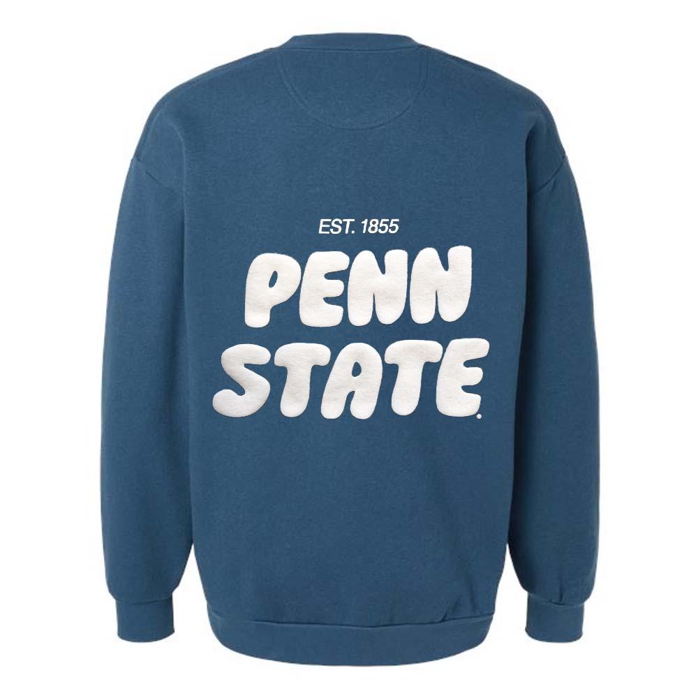Penn State Reflex Puff Print Crew