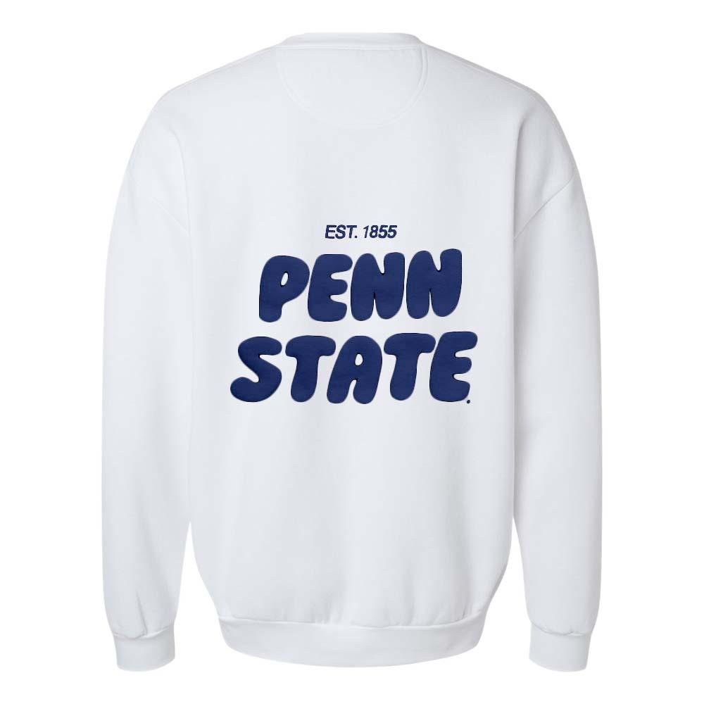Penn State Reflex Puff Print Crew