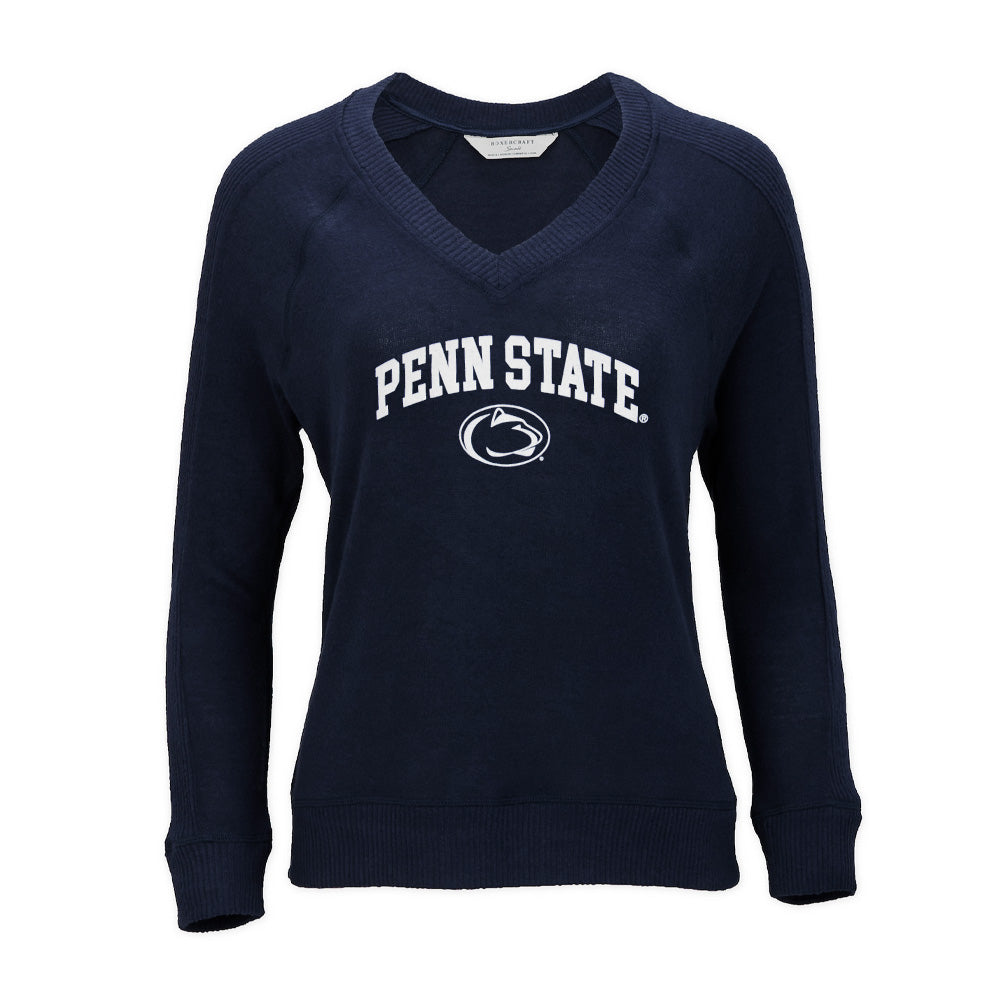 Penn State Women's Cuddle V-Neck Crew Sweater