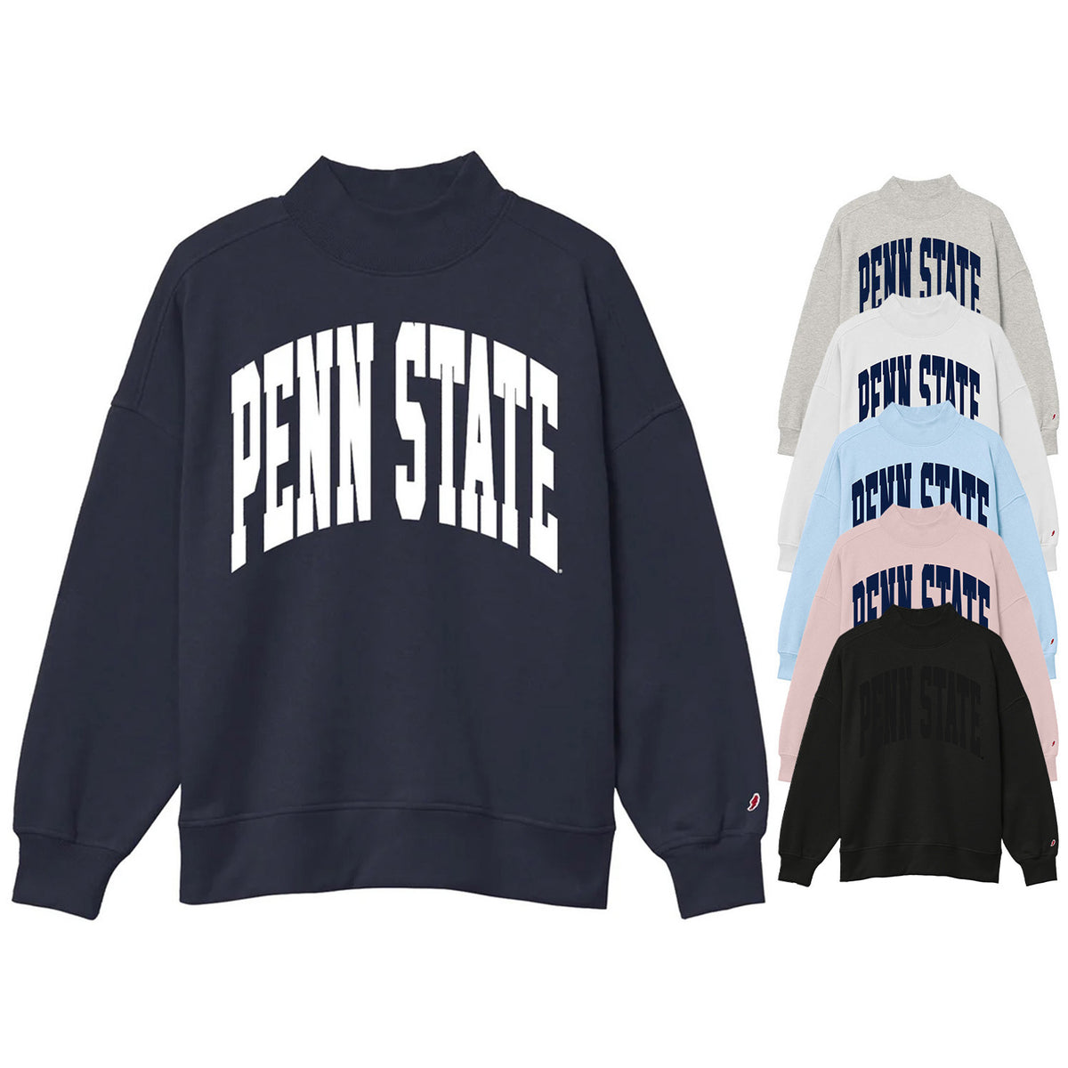 Penn State League Women's Diana Mock-Neck Crew