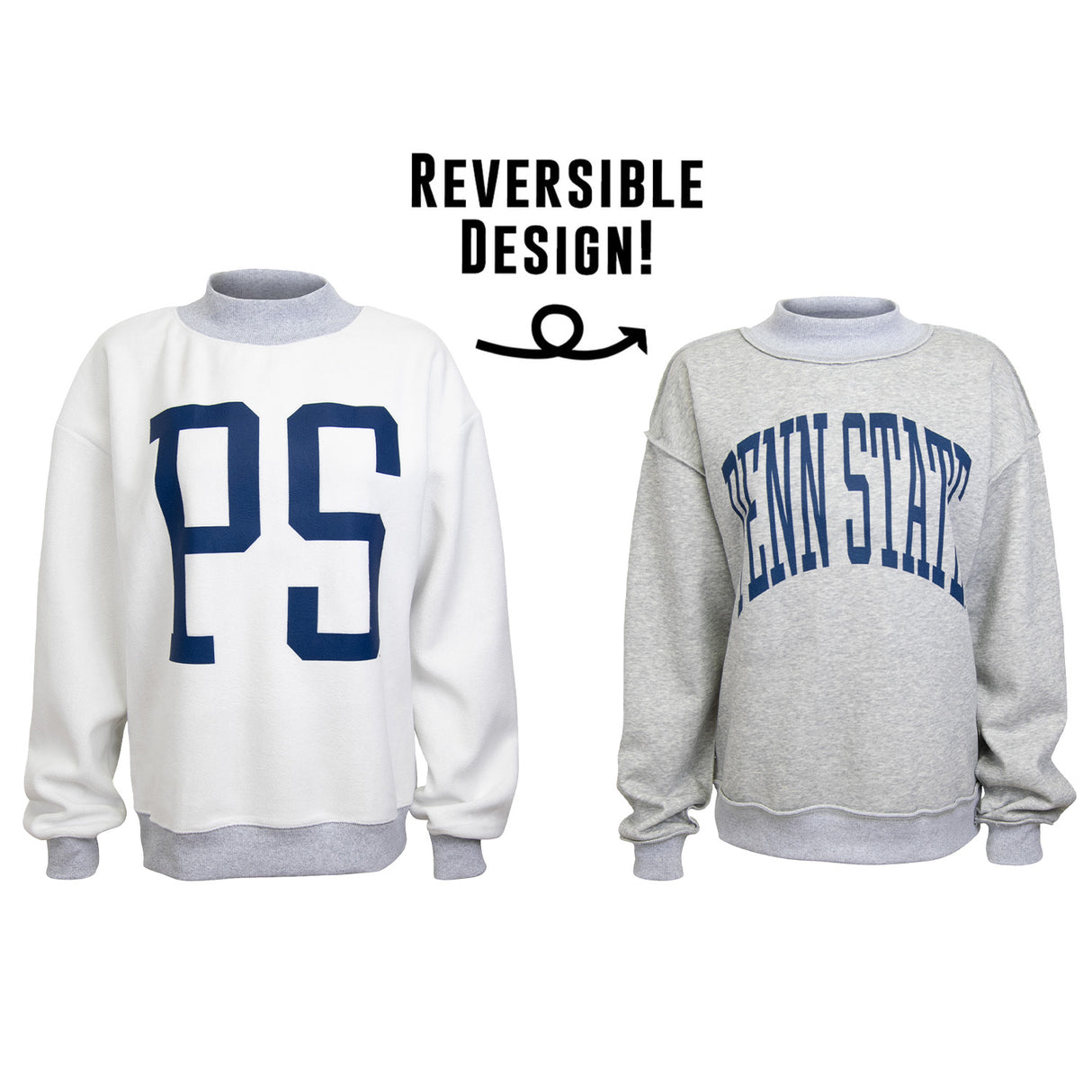 Penn State Women's Reversible Crew Sweatshirt