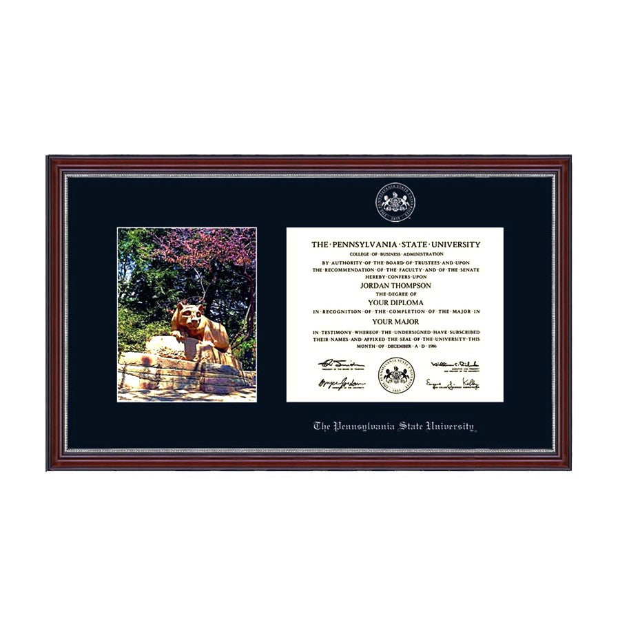 Penn State Lion Shrine Alumni Diploma Frame