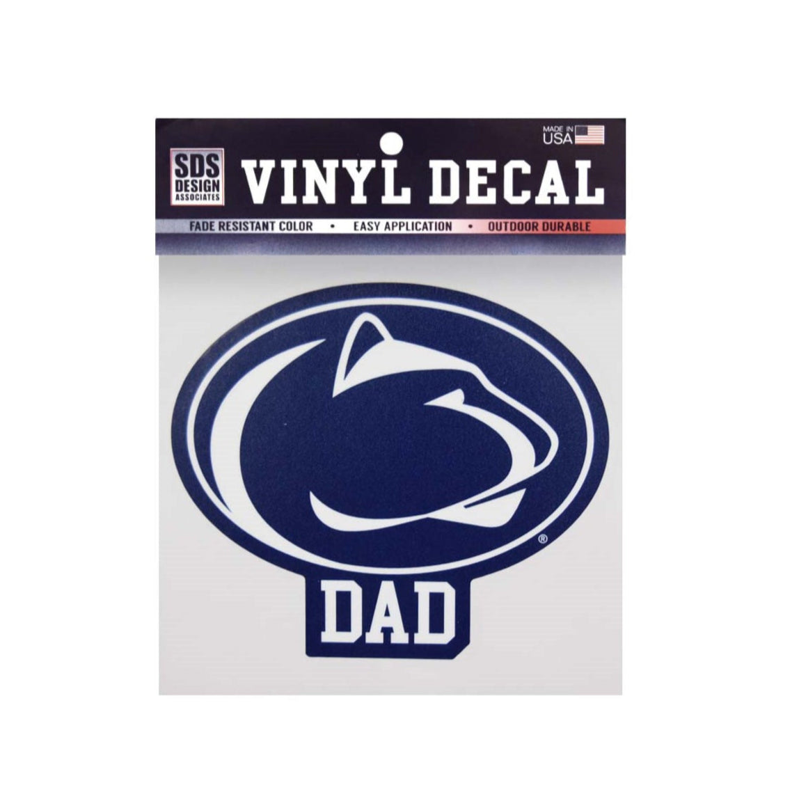 Penn State Logo Dad 6" Decal