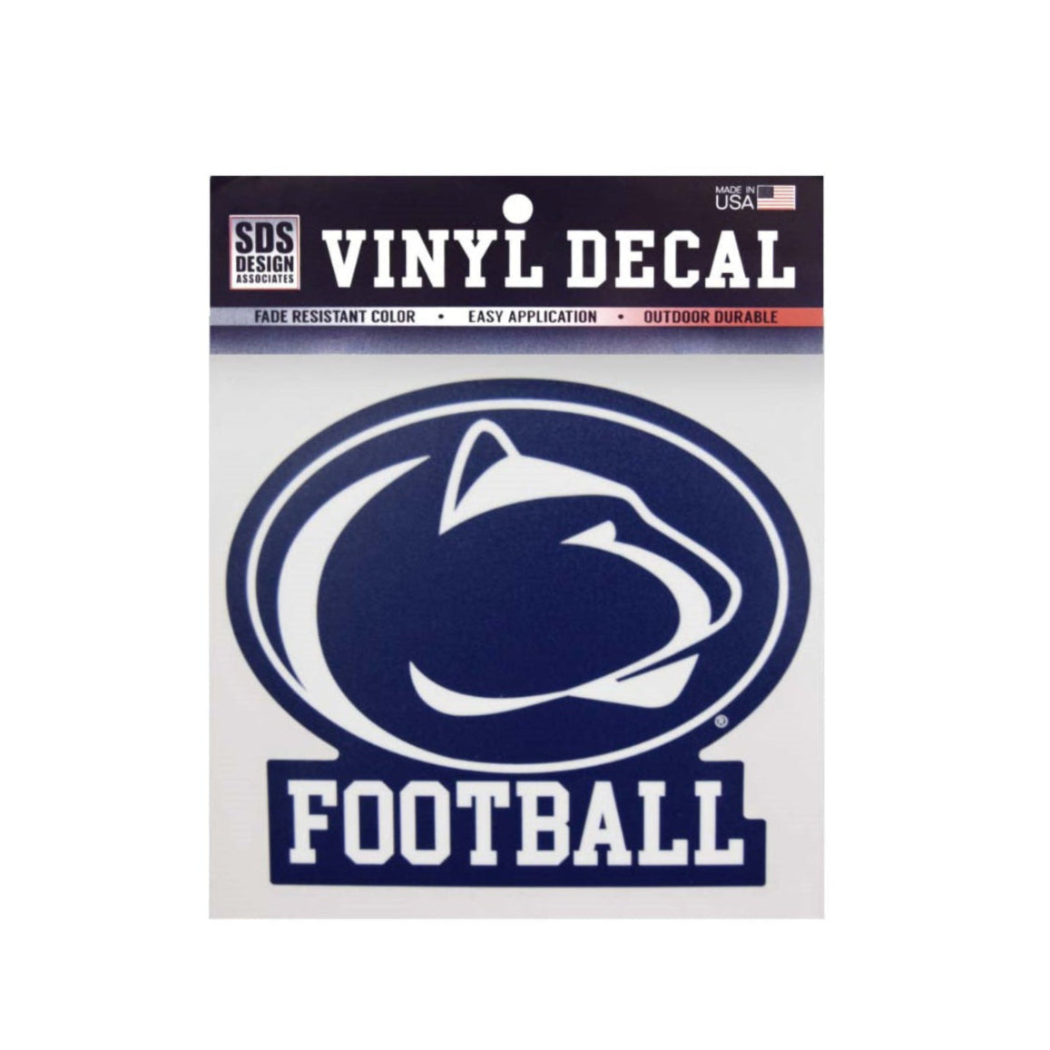 Penn State Logo Football 6" Decal