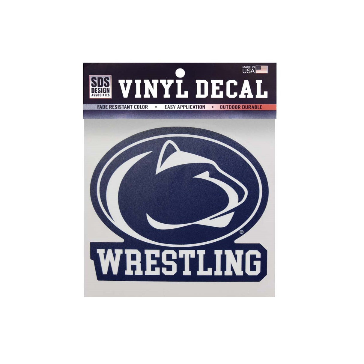 Penn State Logo Wrestling 6" Decal