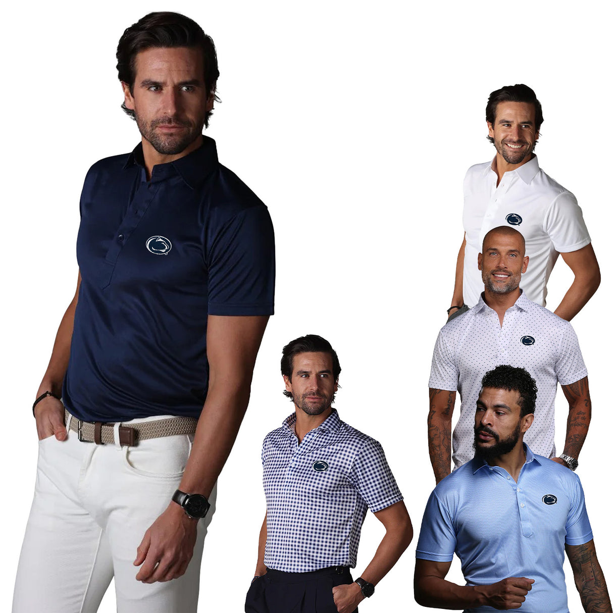 Penn State Semi-Spread Collar Dress Shirt