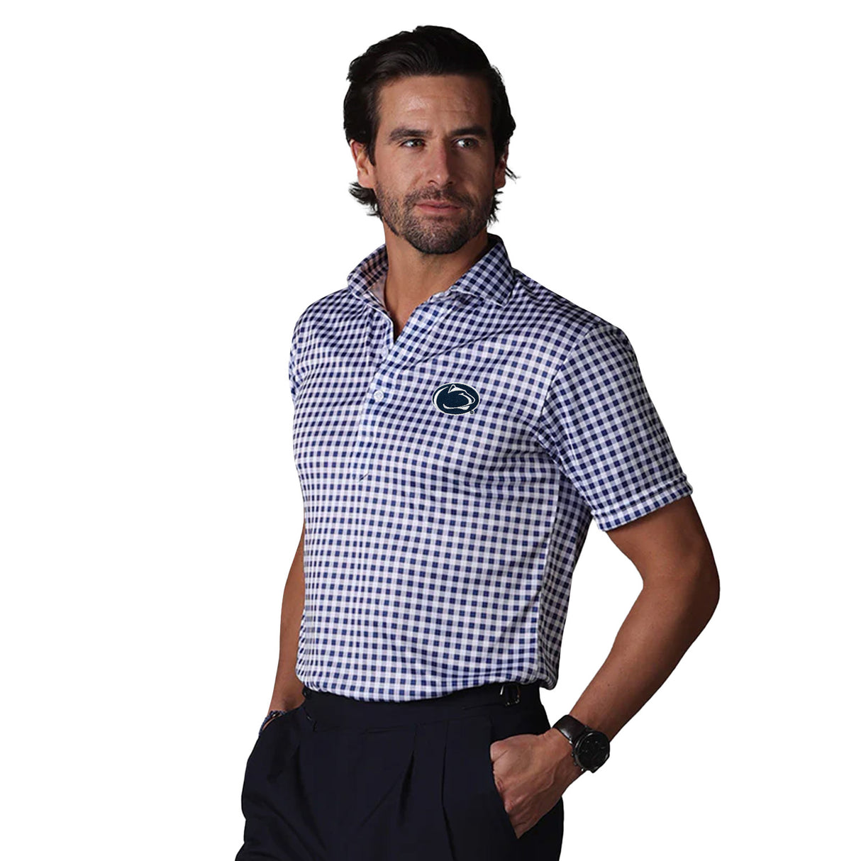 Penn State Semi-Spread Collar Dress Shirt