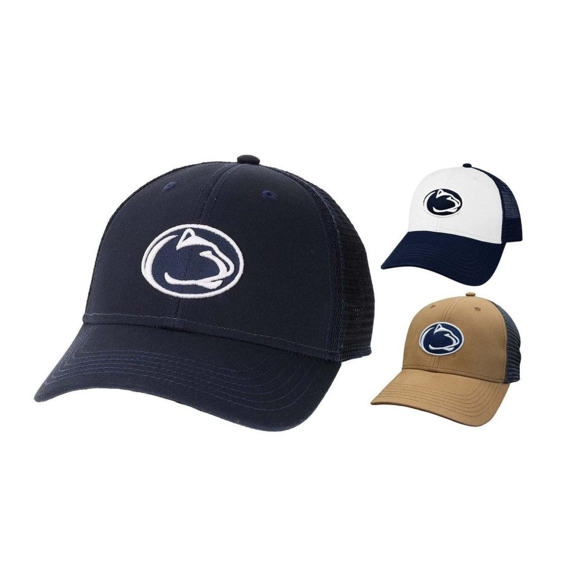 Penn State Legacy Lo-Pro Logo Snapback Trucker Hat