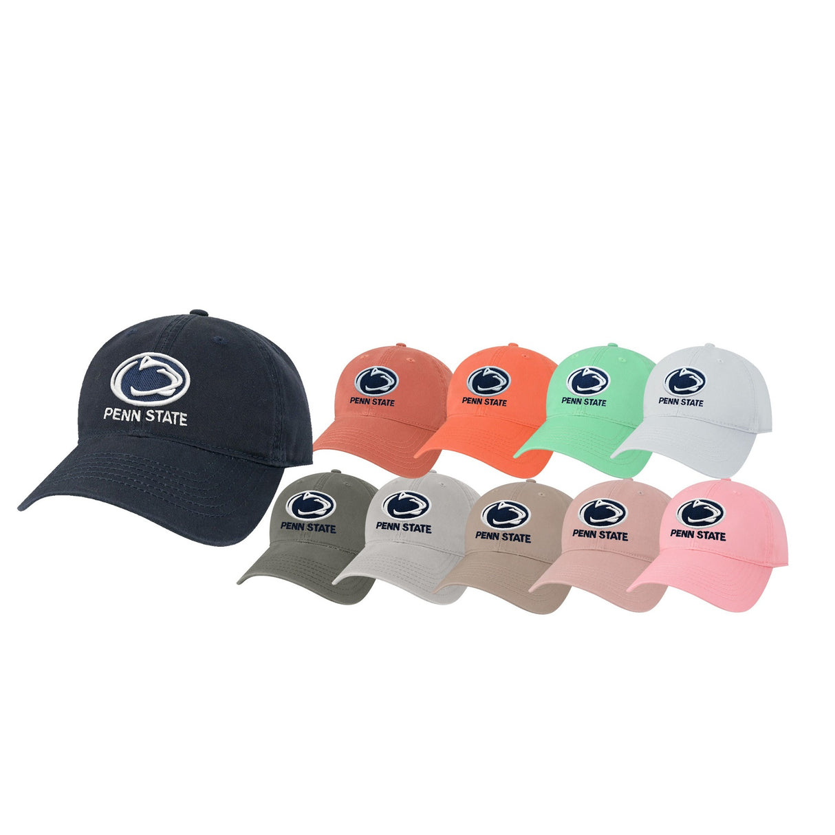Penn State Adult Logo Block Relaxed Twill Hat