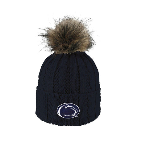 Penn State Adult Faux Fur Alps Knit Hat