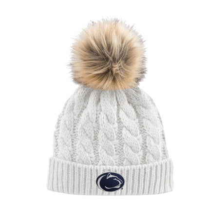 Penn State Adult Faux Fur Alps Knit Hat