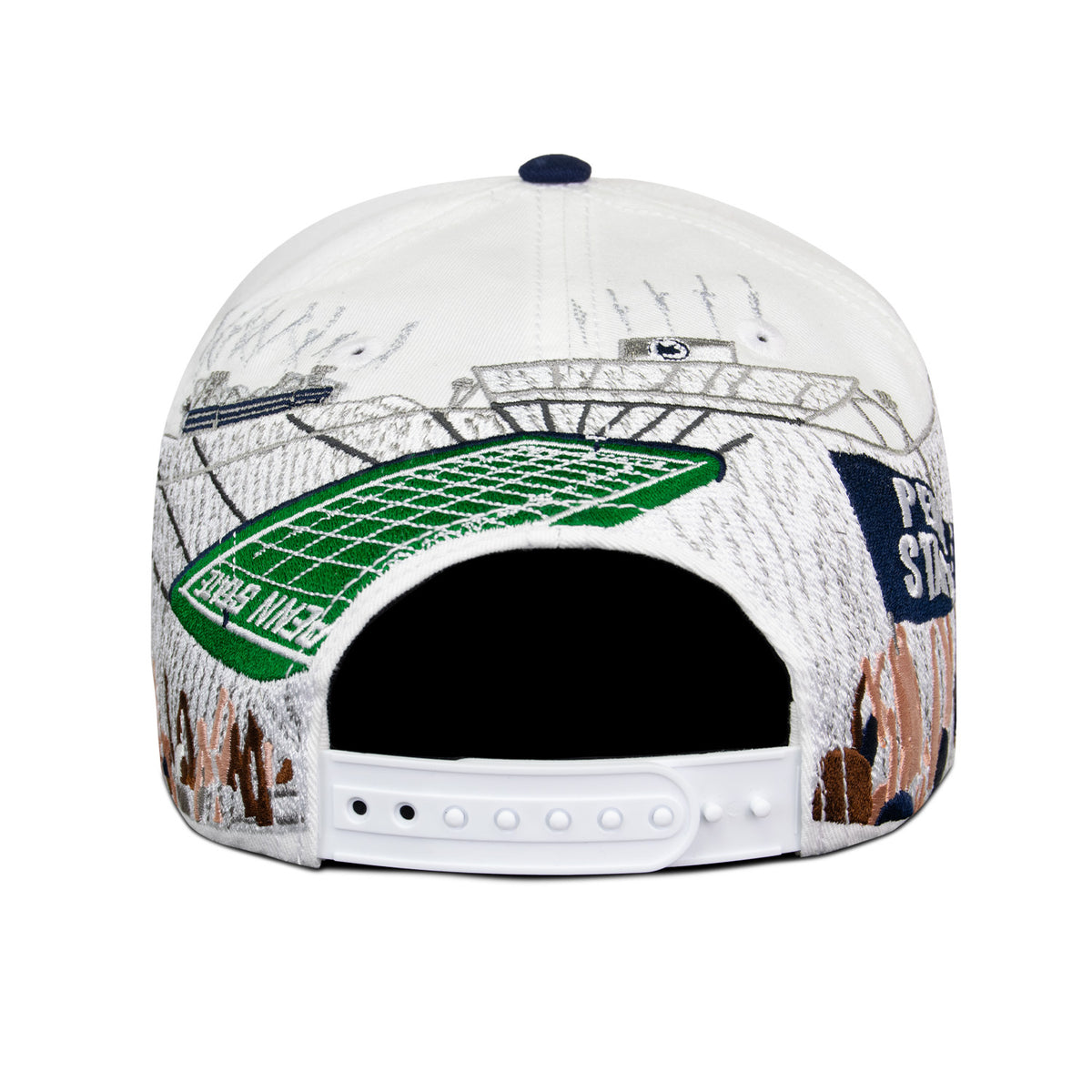 Penn State Woodn Grail White-Out Beaver Stadium Snapback Hat