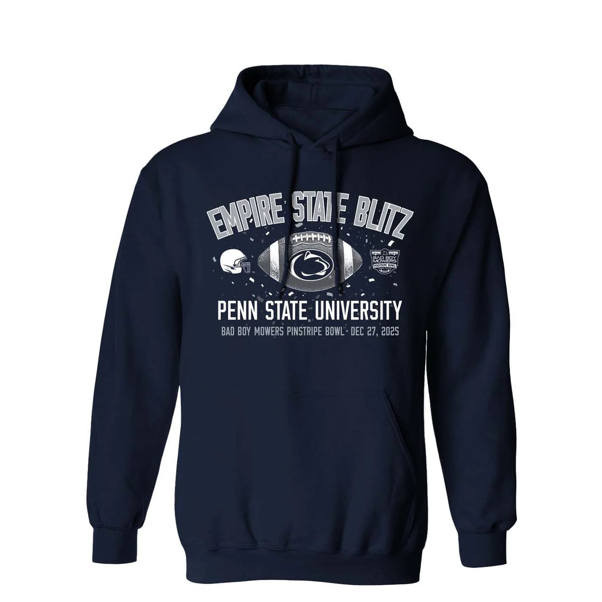 Penn State 2025 Pinstripe Bowl Hooded Sweatshirt