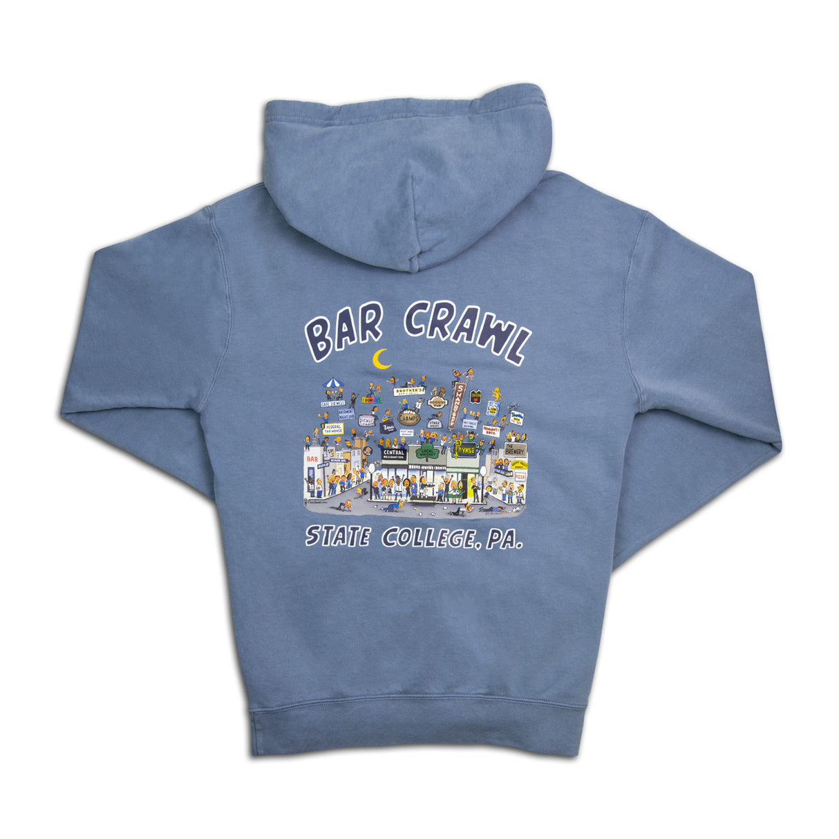 State College Bar Crawl Hooded Sweatshirt