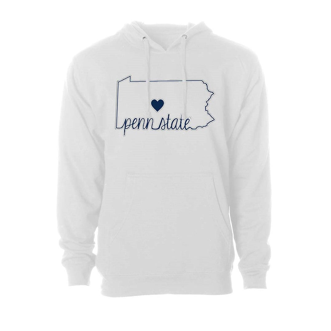 Pennsylvania Heart State Hooded Sweatshirt