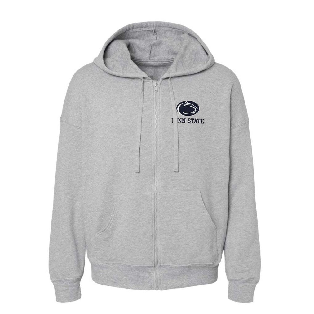 Penn State Left Chest Logo Full Zip Hooded Sweatshirt