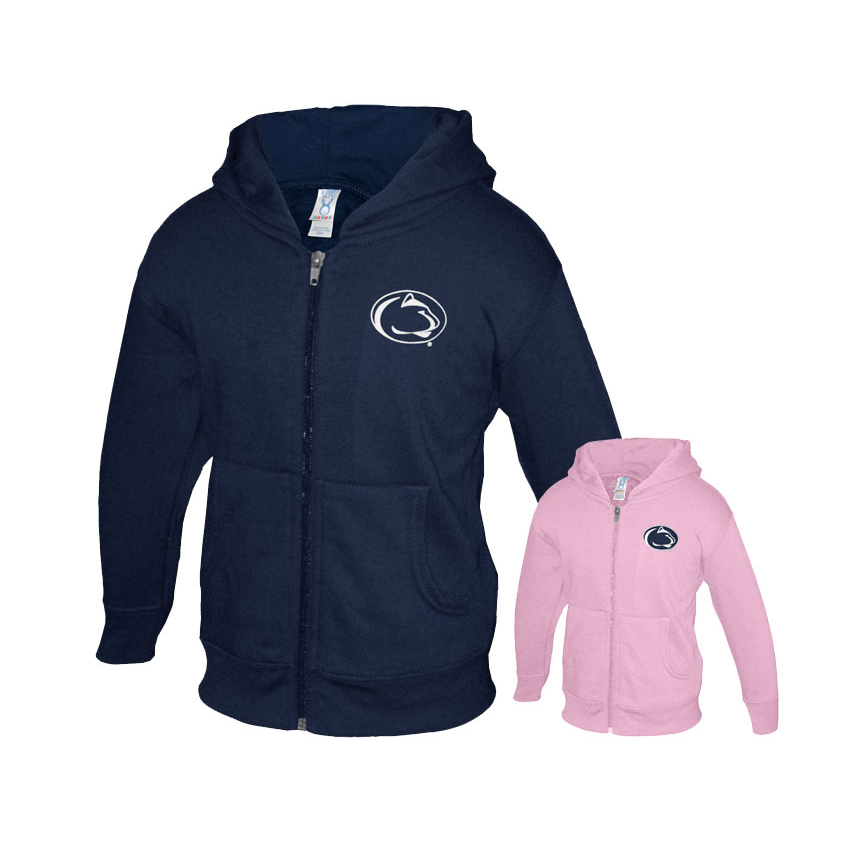 Penn State Infant Logo Only Full Zip Hooded Sweatshirt