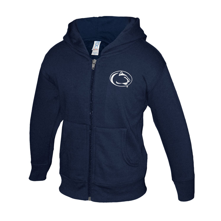 Penn State Infant Logo Only Full Zip Hooded Sweatshirt