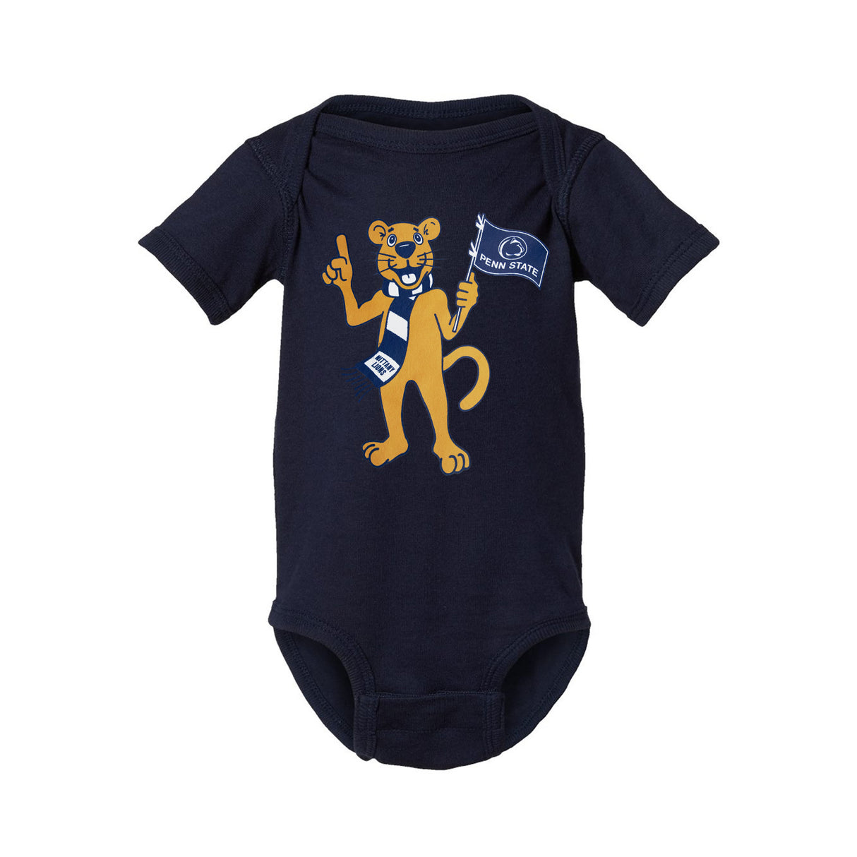 Penn State Infant Mascot Flag Creeper