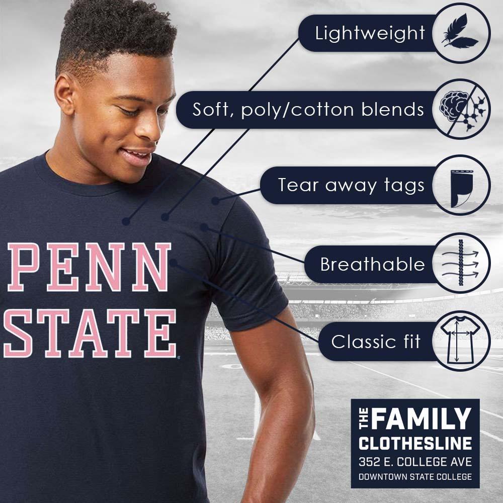 Penn State Adult Pink PS Block T-Shirt