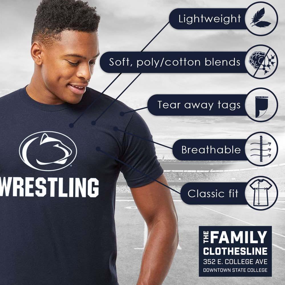 Penn State Adult Wrestling Logo T-Shirt