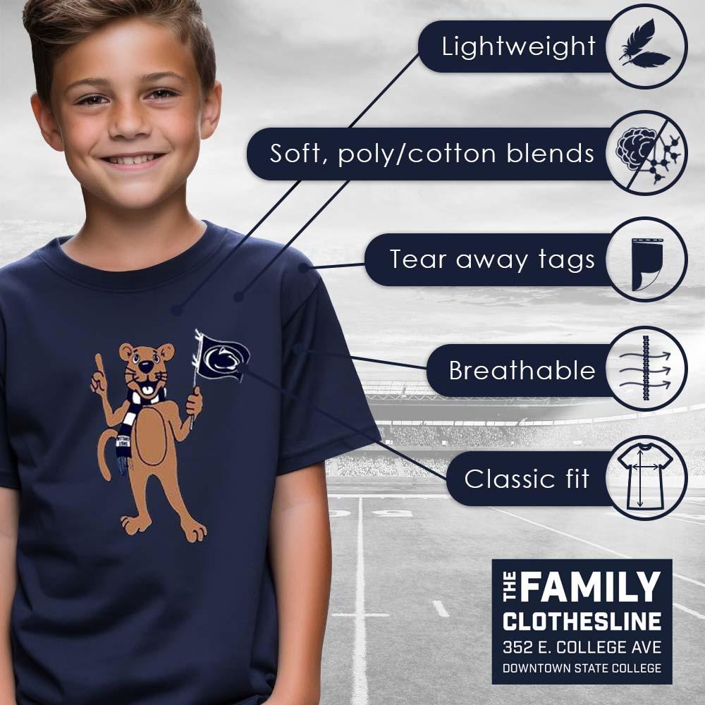 Penn State Youth Mascot Flag T-shirt