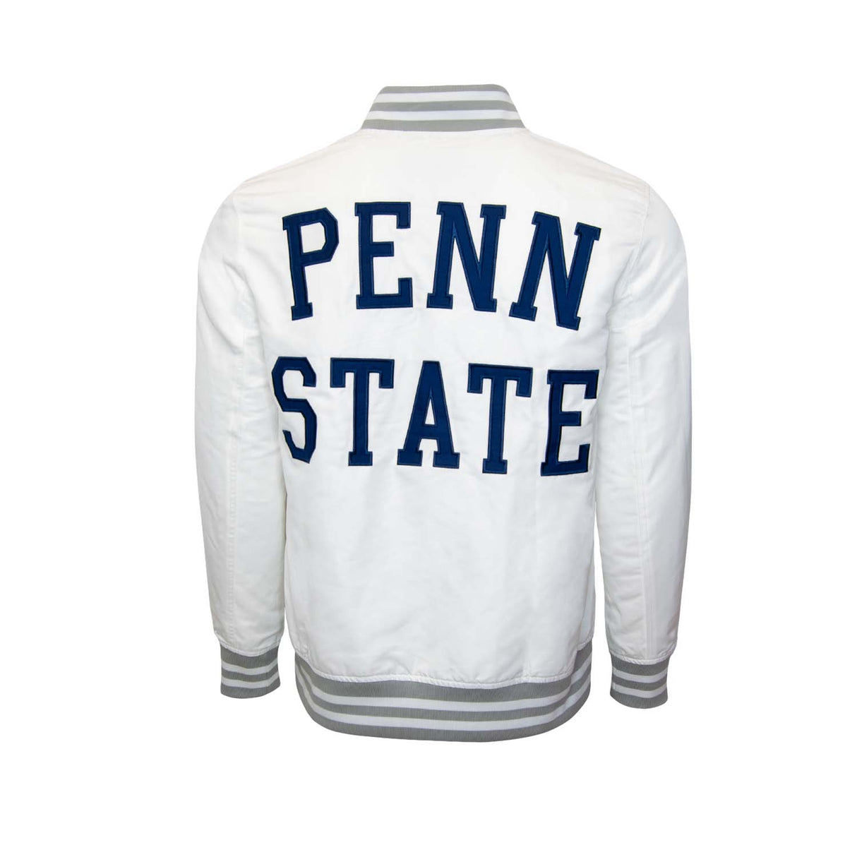 Penn State Nittany Lions White Bomber Jacket