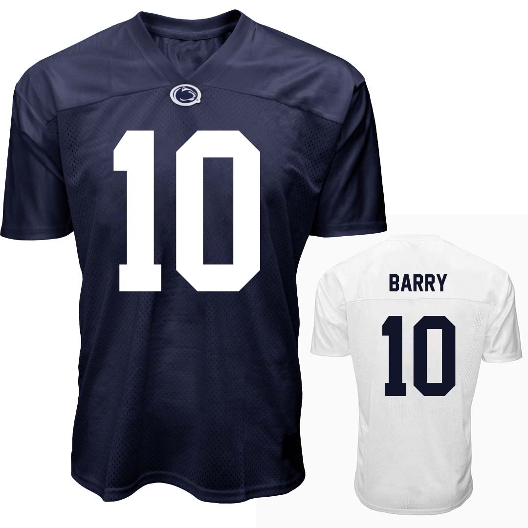 Penn State Youth NIL Connor Barry #10 Football Jersey