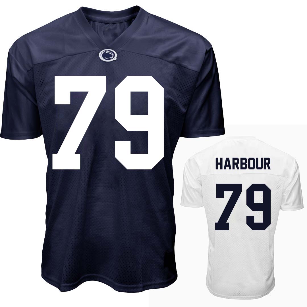 Penn State NIL Donnie Harbour #79 Football Jersey