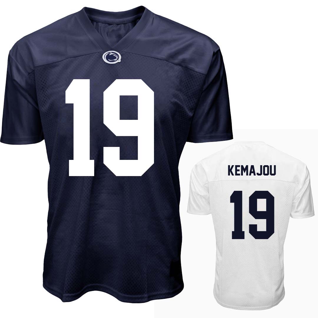 Penn State NIL Yvan Kemajou #19 Football Jersey