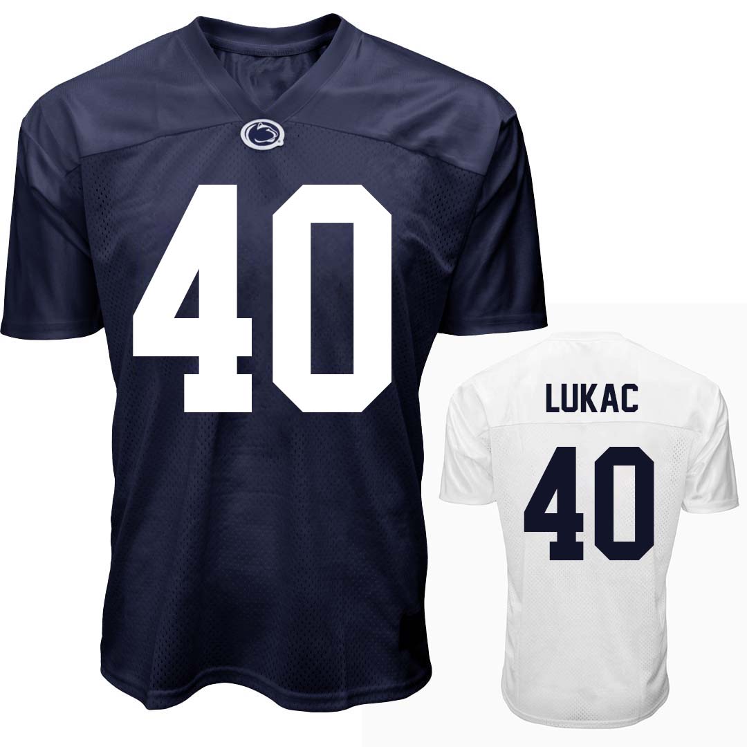 Penn State Youth NIL Jake Lukac #40 Football Jersey