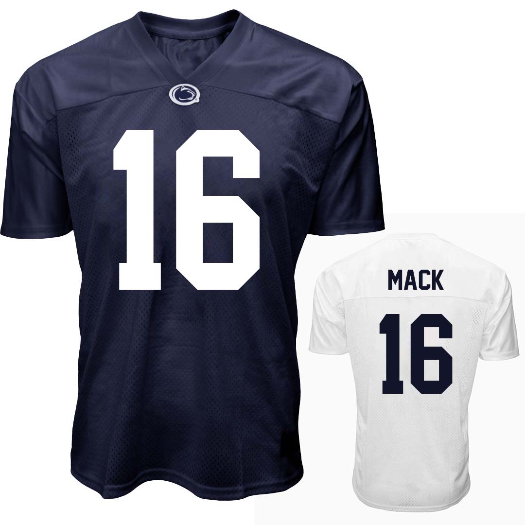 Penn State Youth NIL King Mack #16 Football Jersey