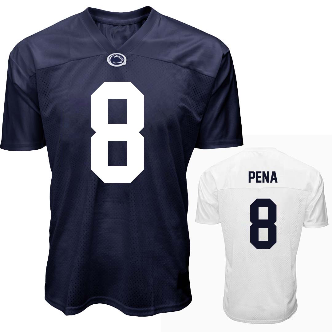 Penn State Youth NIL Trebor Pena #8 Football Jersey