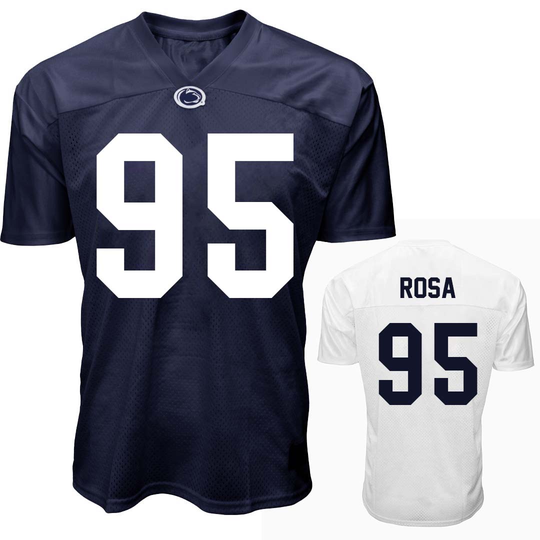 Penn State NIL Christiano Rosa #95 Football Jersey