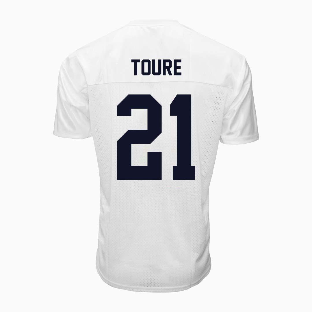 Penn State Youth NIL Vaboue Toure #21 Football Jersey