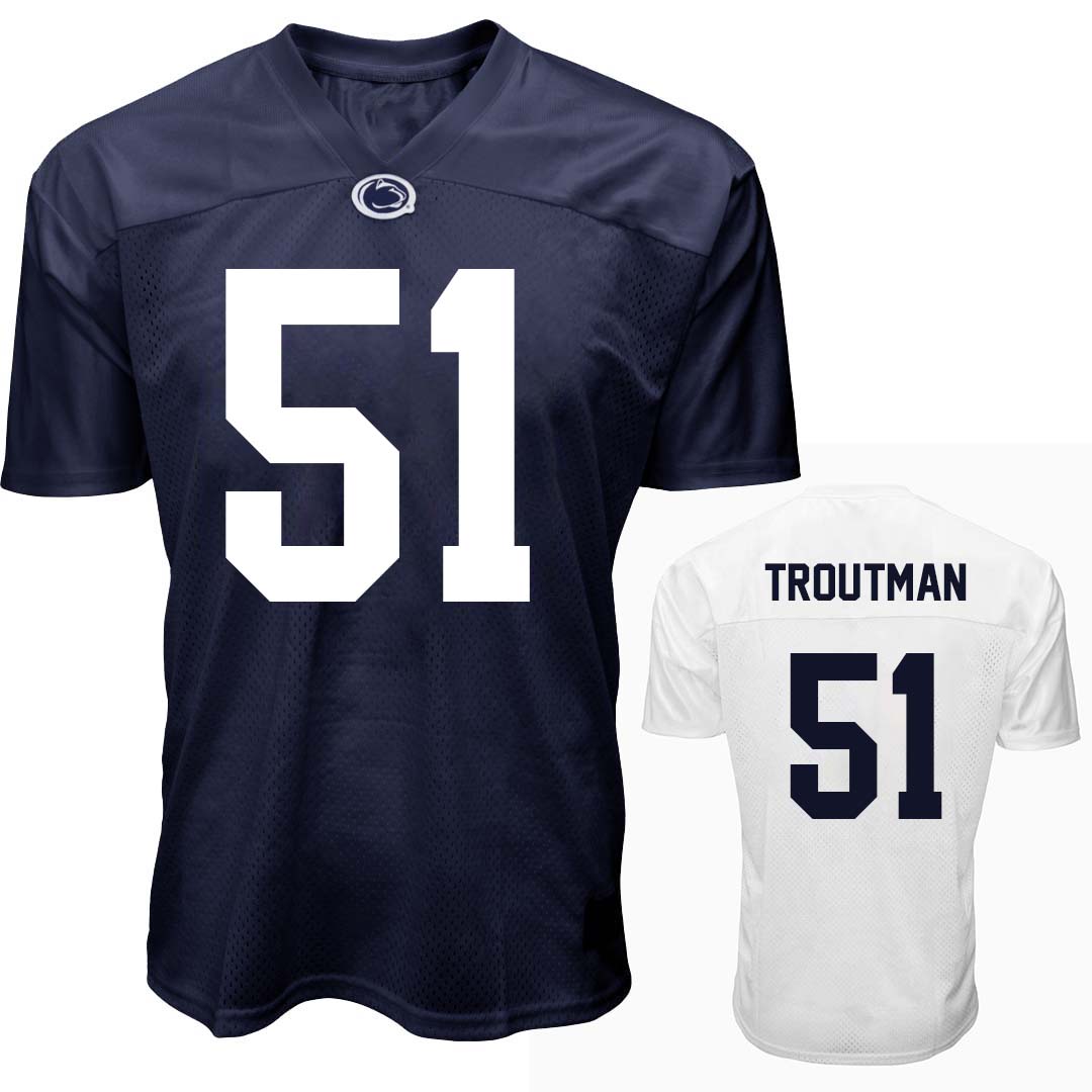Penn State NIL Michael Troutman #51 Football Jersey